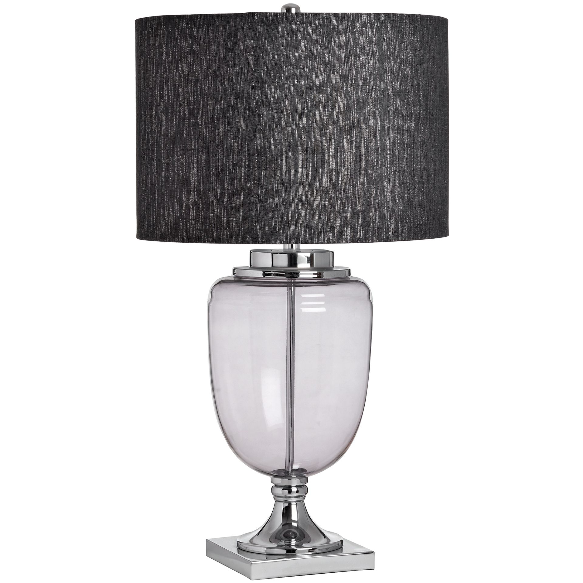 Chelsea Large Glass Table Lamp, a sleek and contemporary designed lamp that would be a welcome