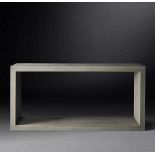 Cela Grey Shagreen 67 Rectangular Console Table