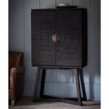 Boho Boutique Cocktail Cabinet is made using Mango solids with mixed timber veneers of Teak-