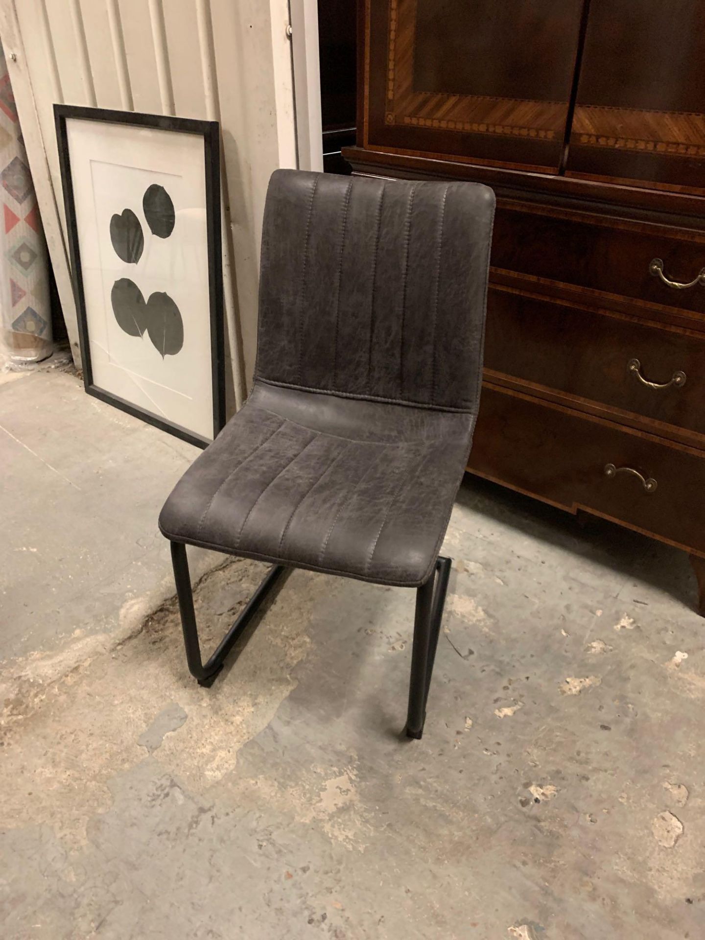 Edington Grey Chair W460 x D620 x H870mm - Image 4 of 4