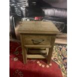 A Pair of Soho Solid Wood Side Table / Bedside 1 Drawer whether it leans more towards traditional