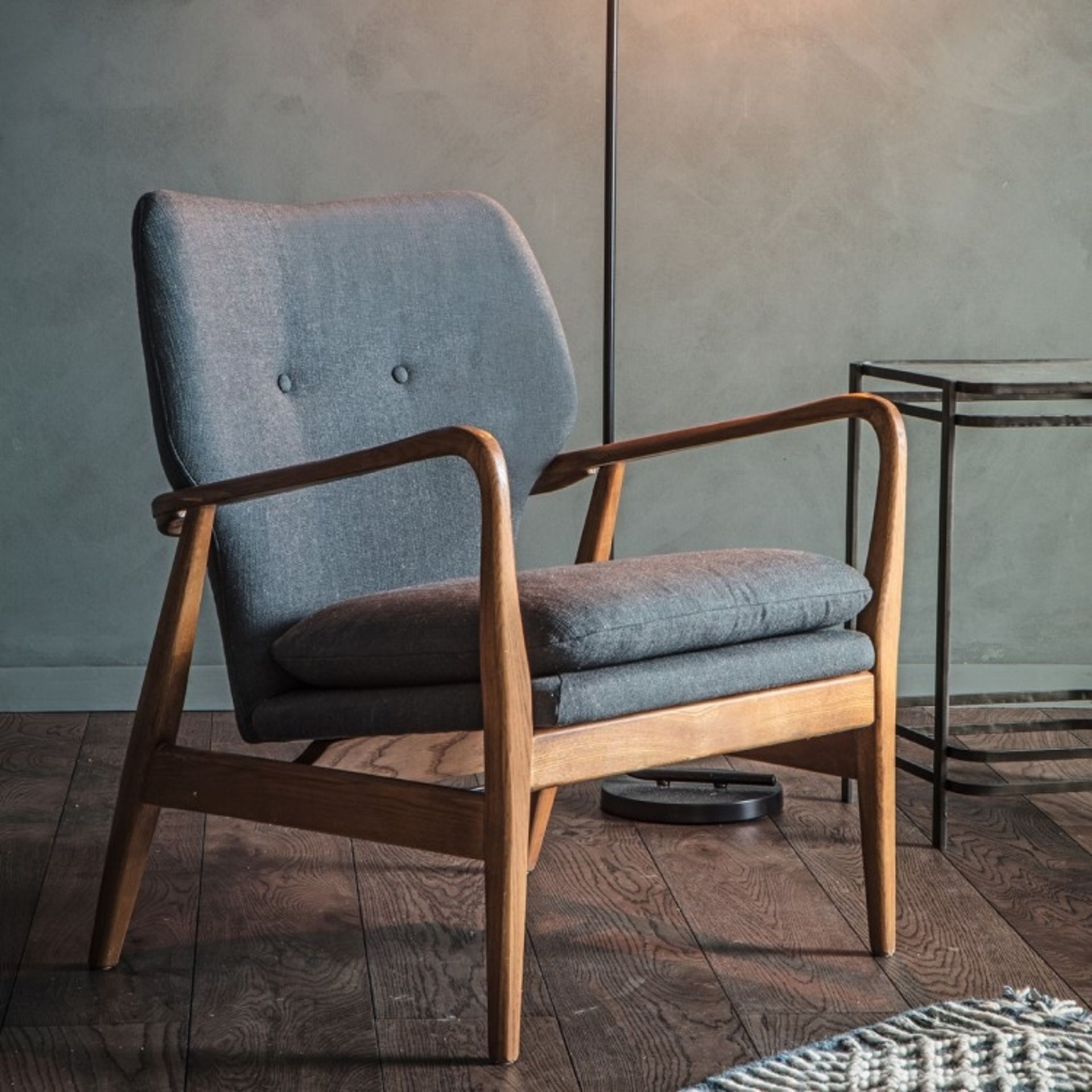 Jensen Armchair Grey Our stunning Jensen Arm Chair in Grey is the perfect addition to any room as an