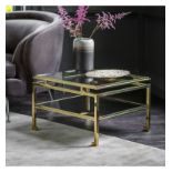 Cosenza Side Table Gold 570 x 570 x 400mm