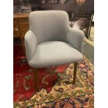 Palm Dining Chair Linen Grey The Palm Dining Chair Is A Oak Retro Bucket Shape Dining Chair With