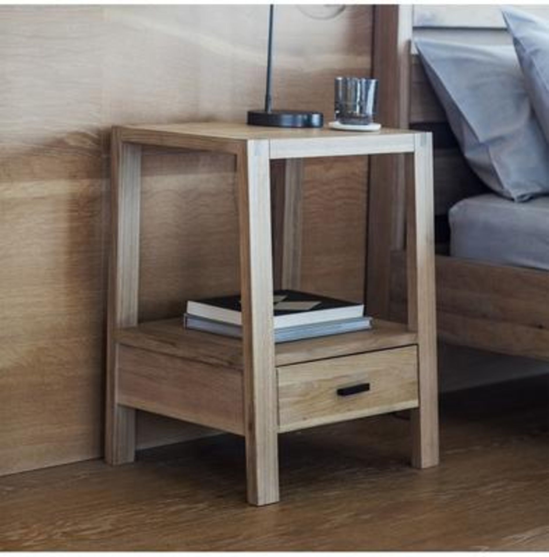 Kielder Bedside / Side Table Honest and solid, the Kielder range is crafted from beautiful mellow