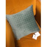 Diamond quilted cushion Duck egg 450 x 450mm StylishÃƒâ€šÃ‚Â quilted cushionÃƒâ€šÃ‚Â perfect for add