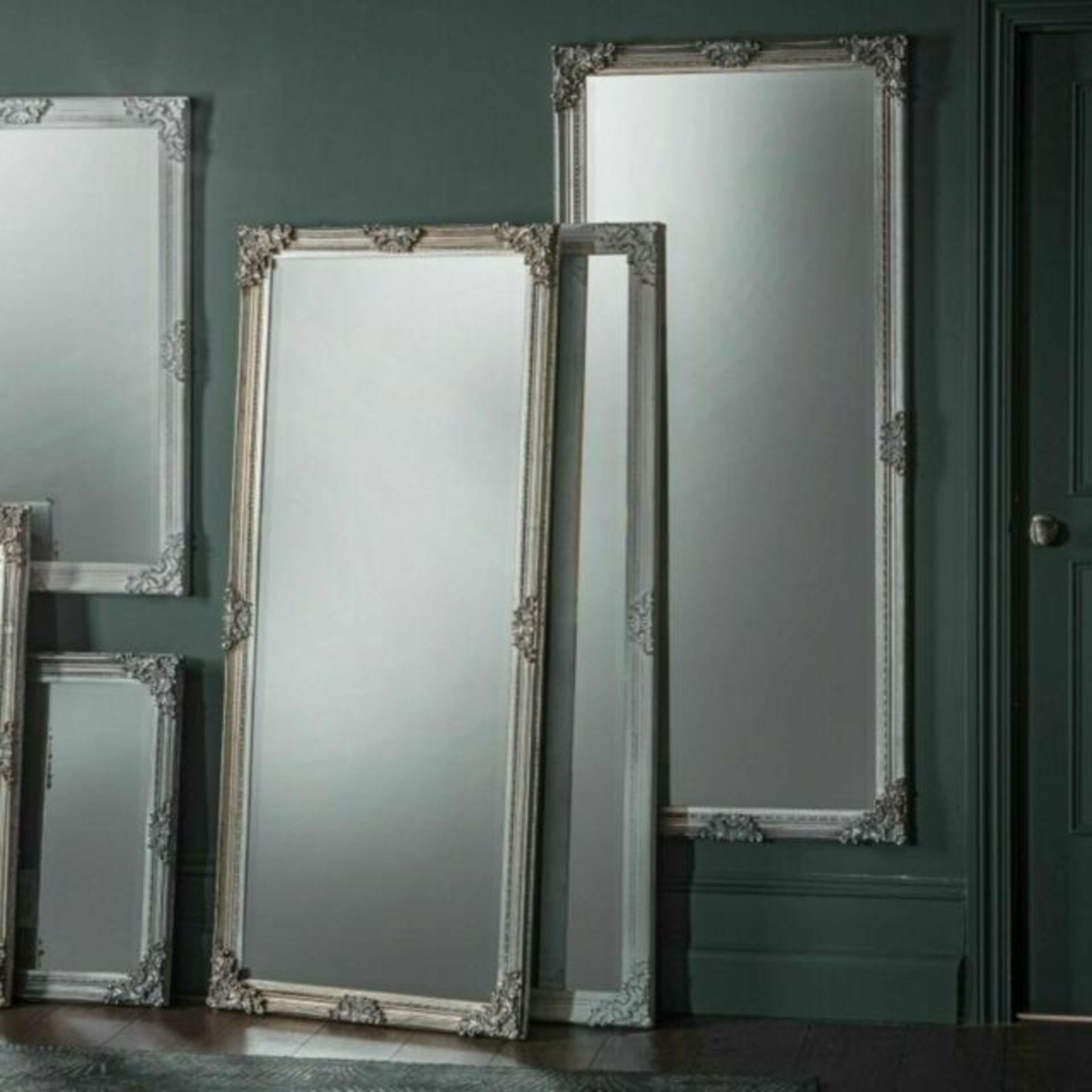 Fiennes Leaner Mirror Silver 700 x 1600mm This Vintage Inspired Piece leaner Mirror With Its