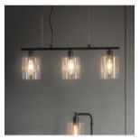 Chicago 3 Pendant Light Black