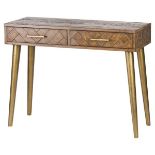 Havana Gold Console Table. Part of a capsule collection pieces designed to deliver a sophisticated