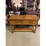 Soho Solid Wood Console 2 Drawer will do a splendid job of displaying photographs, flowers or