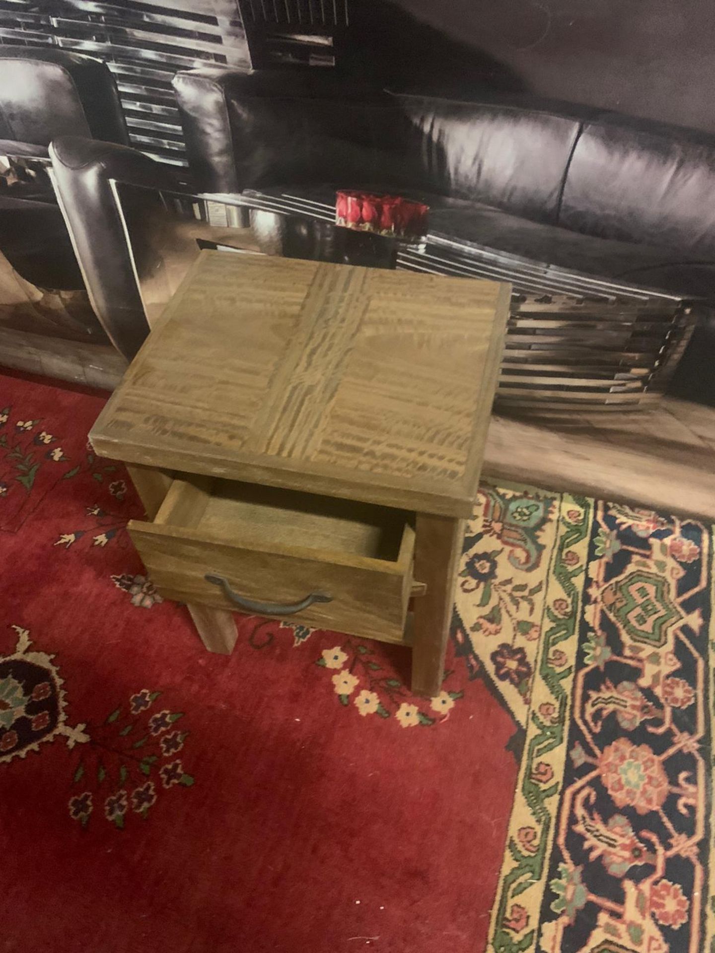 A Pair of Soho Solid Wood Side Table / Bedside 1 Drawer whether it leans more towards traditional