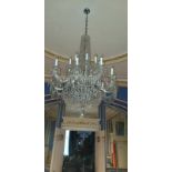 Crystal Chandelier Aprox 20 Arm 154 x 100cm (Ref 0081)