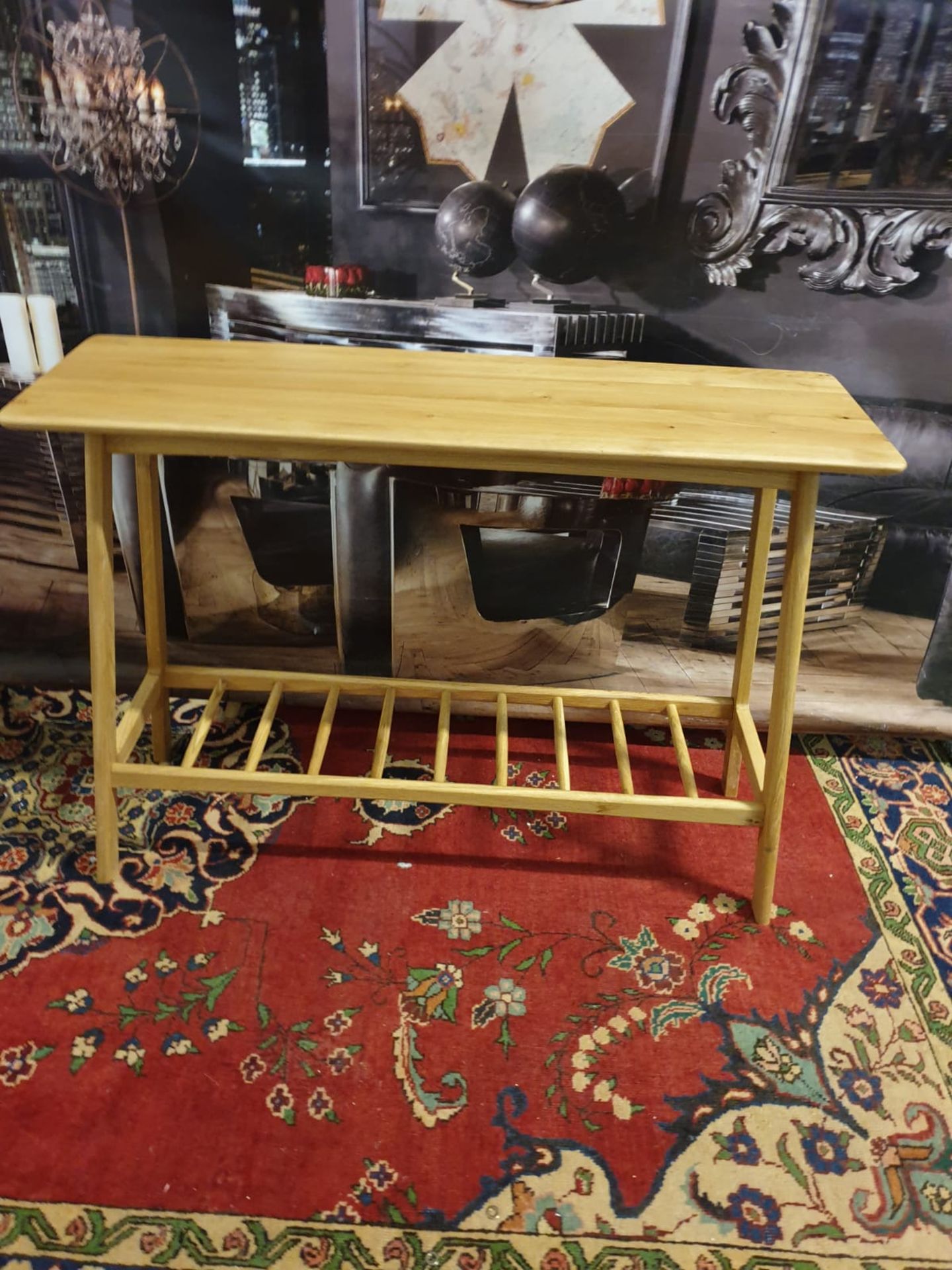 Laura Ashley Hazlemere Console Table Oak Taking inspiration from the iconic furniture designs of the