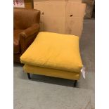 Dulwich Ochre Velvet Footstool 850 x 550mm