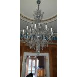 Crystal Chandelier Aprox 14 Arm 154 x 100cm (Ref 0082)