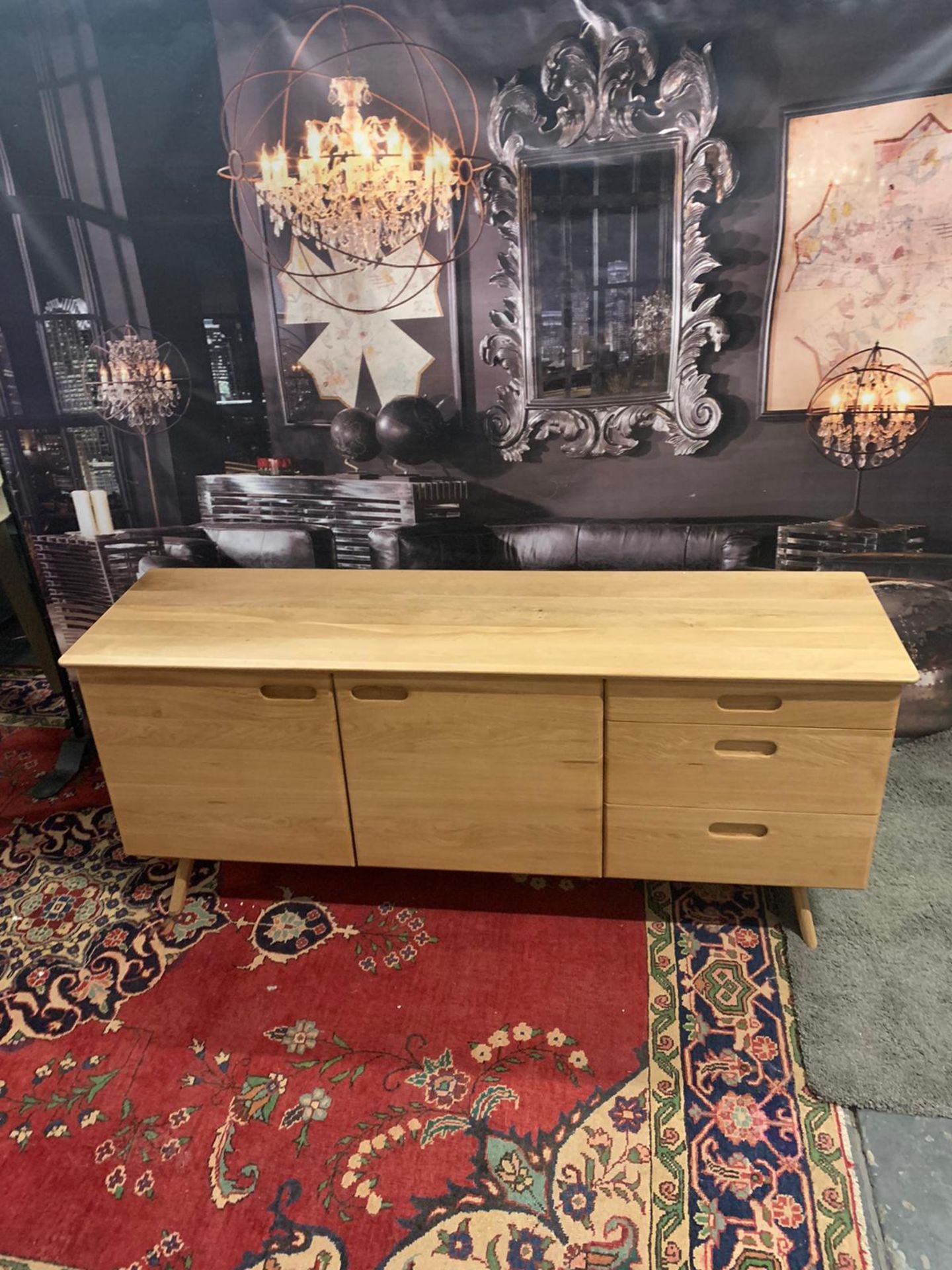 Laura Ashley Walnut Hazlemere Sideboard Taking inspiration from the iconic furniture designs of