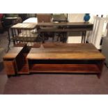 Thomas Bina Avett Coffee Table Earthy Industrial Looking Exotic Solid Hardwood This Coffee Table Was