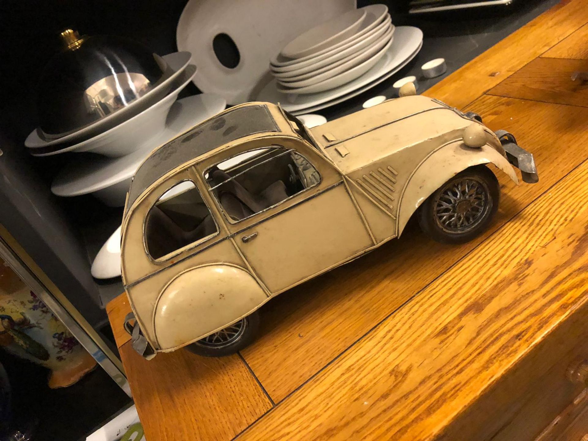 Citroen Scale tin plate car model - Image 2 of 3