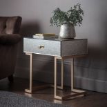Amberley 1 Drawer Mirrored Bedside Table