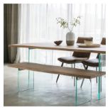 Ferndale Dining Table And Bench The Ferndale range is a contemporary dining table featuring a rich