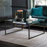 Pippard Coffee Table Black The Coffee Table in Black features beautiful bevelled mirror all set