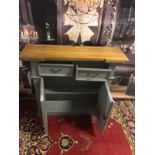 Storm Oak and Grey Painted 2 Door 2 Drawer Small Sideboard Organize your everyday bits and pieces