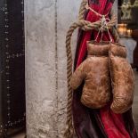 Timothy Oulton Sporting Boxing Glove A Pair Hand stitched and handcrafted in burnished vintage