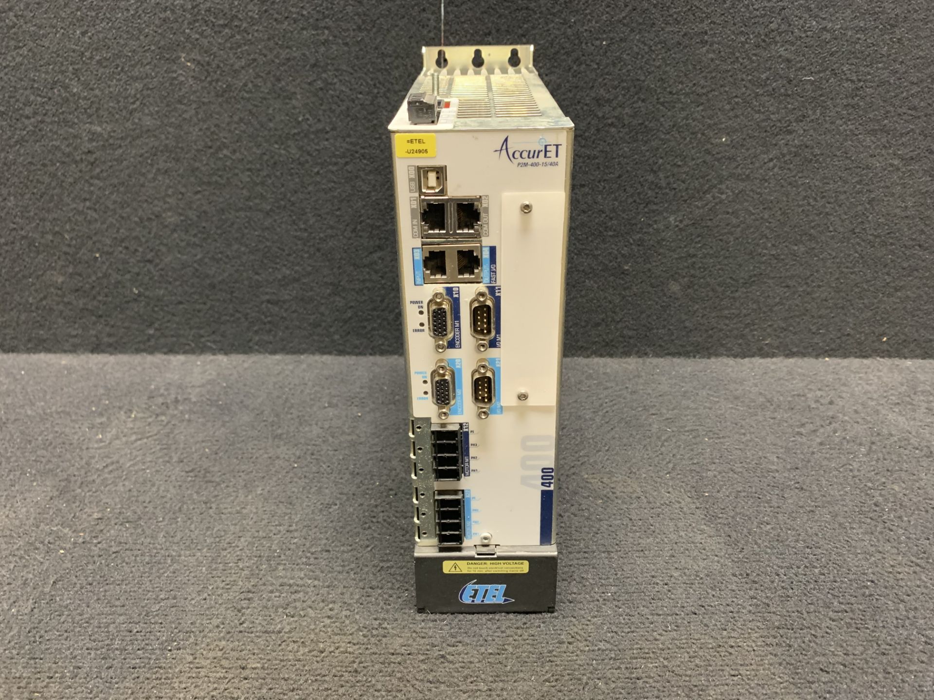 ETEL EA-P2M-400-15/40A-0100-00 AccurET MODULAR POSITION CONTROLLER