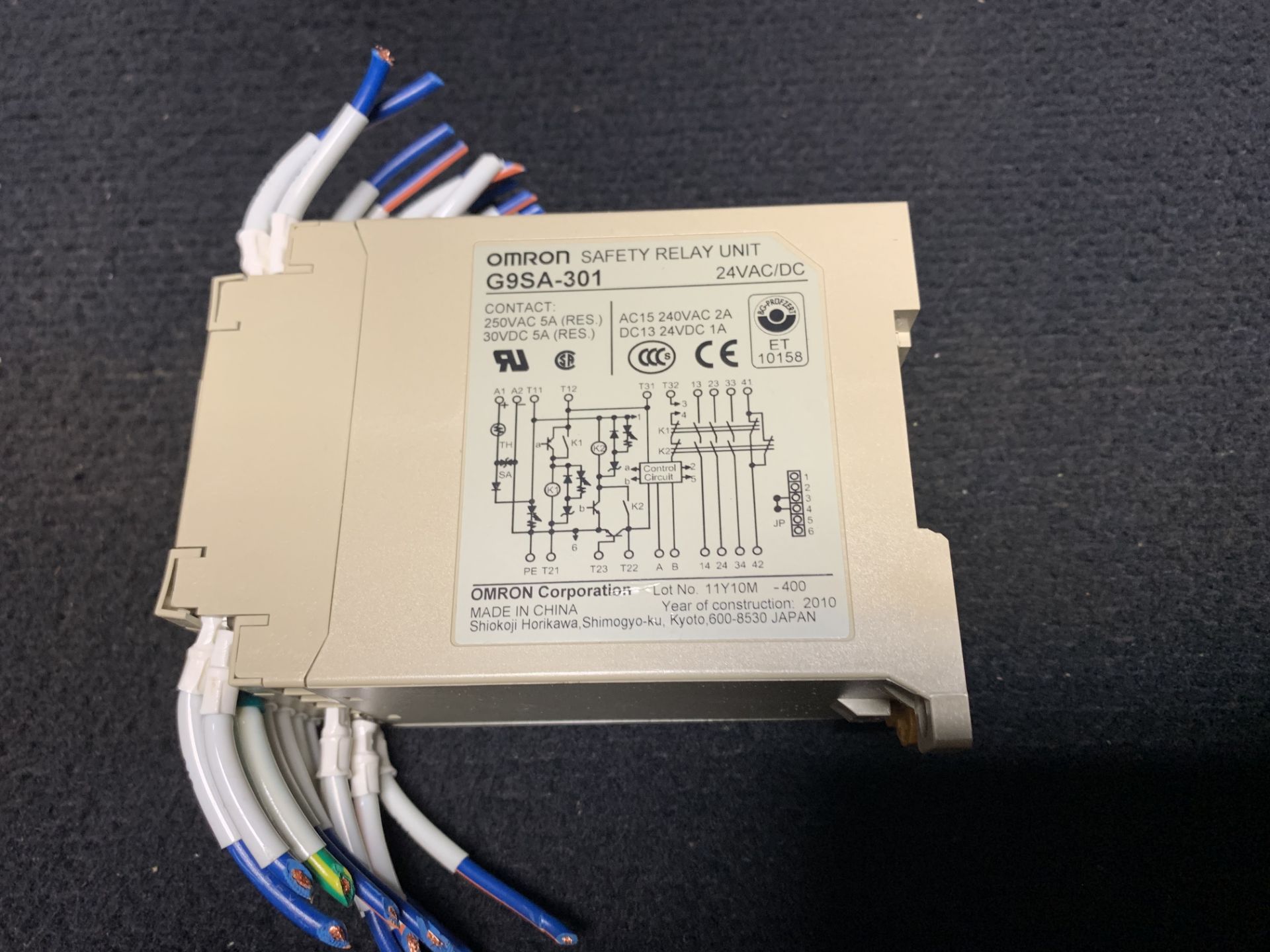 OMRON SAFETY RELAY G9SA-501, 1/5A 240/250 VAC 24/30 VDC 50/60 HZ 1250 VA - Image 2 of 4