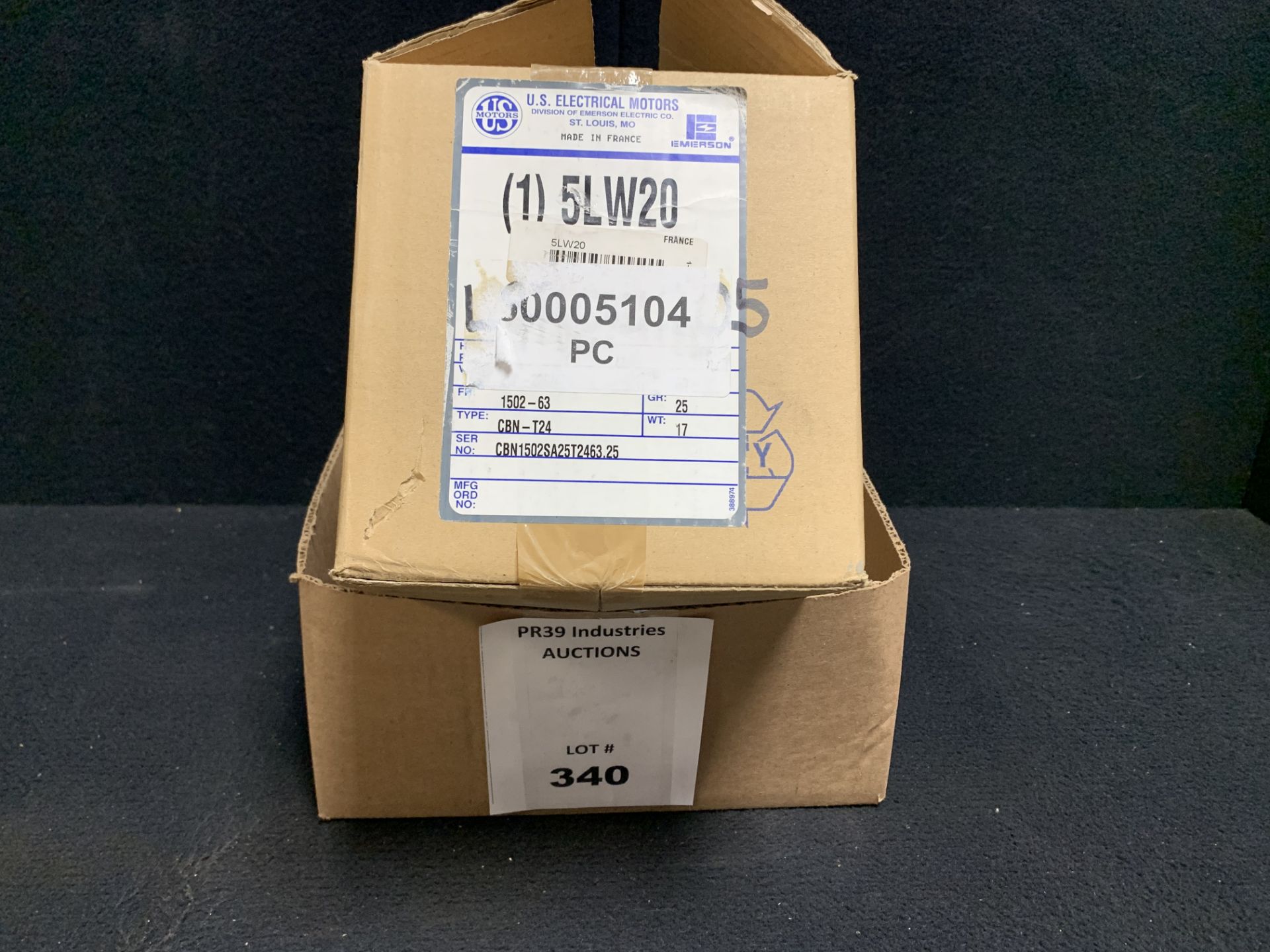 NEW IN BOX - BROWNING TORQUE MOTOR CBN-1502-S-A-25-T24-63-.25 - Bild 3 aus 3
