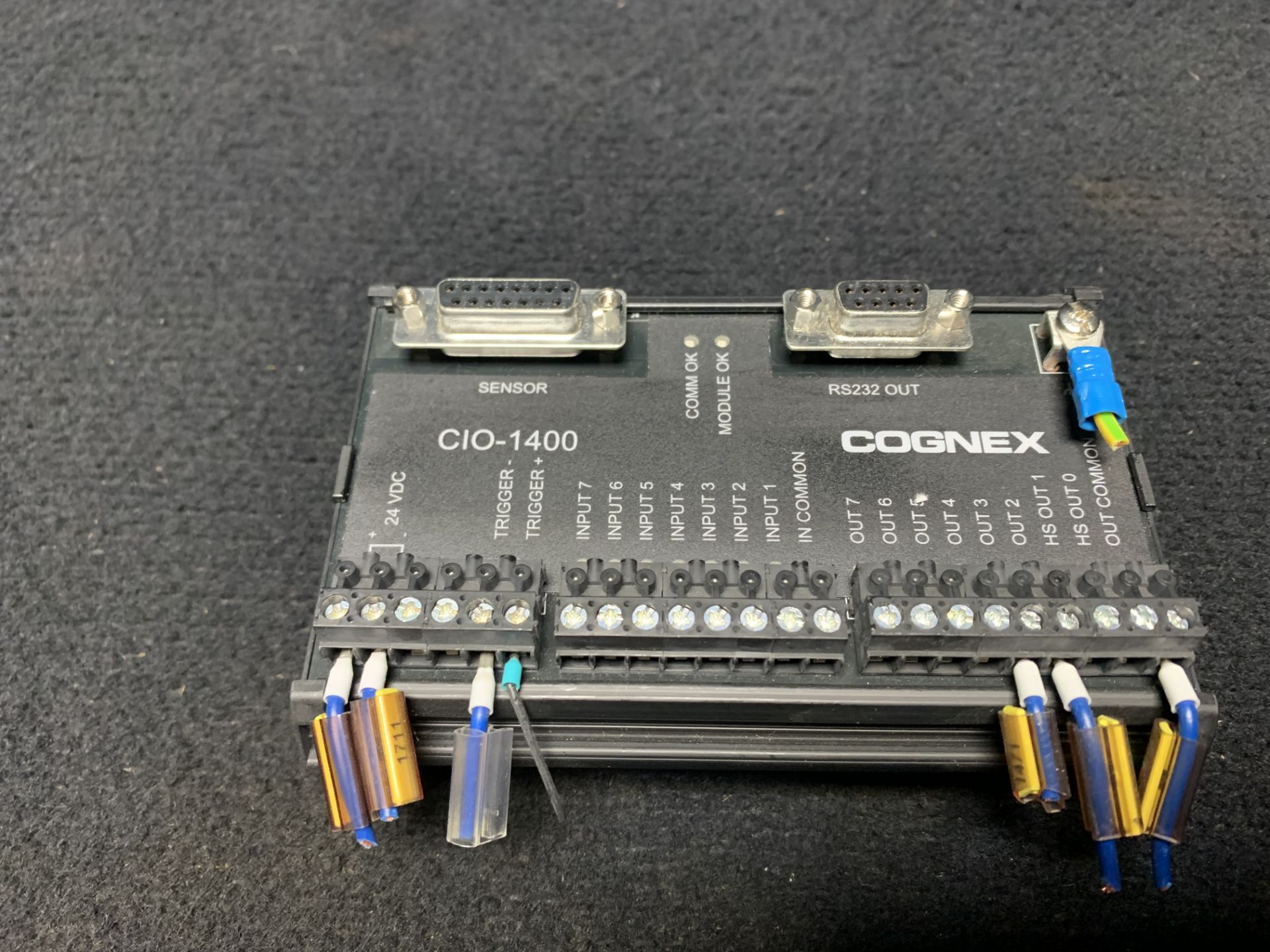 COGNEX DVT CIO-1400 PLC EXPANSION MODULE, 24 VDC 750 MA DIN RAIL MOUNT EXPANSION MODULE 800-9012-2R