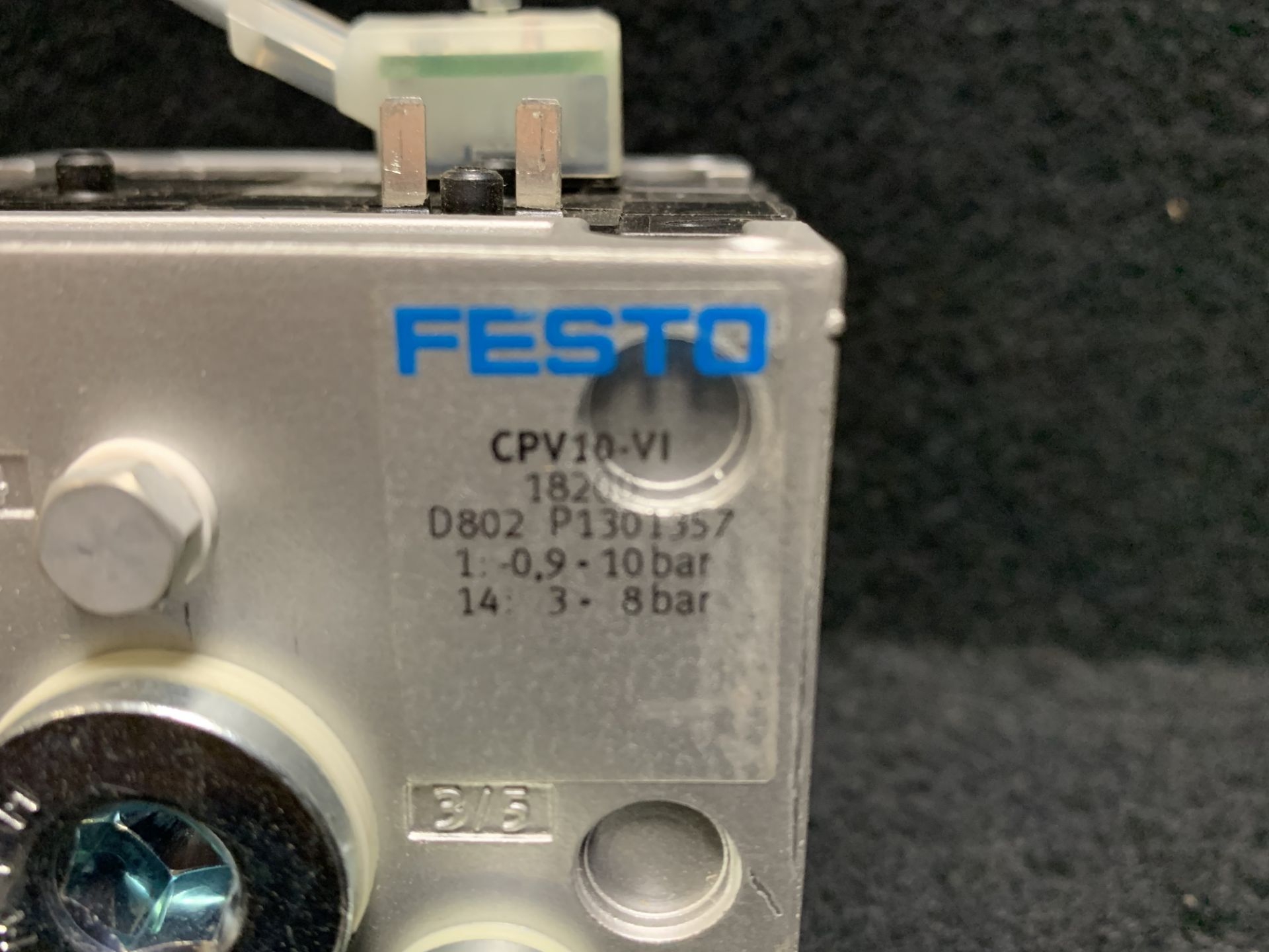 FESTO ELECTRIC VALVE MANIFOLD CPV10-VI 18200 - Image 3 of 6