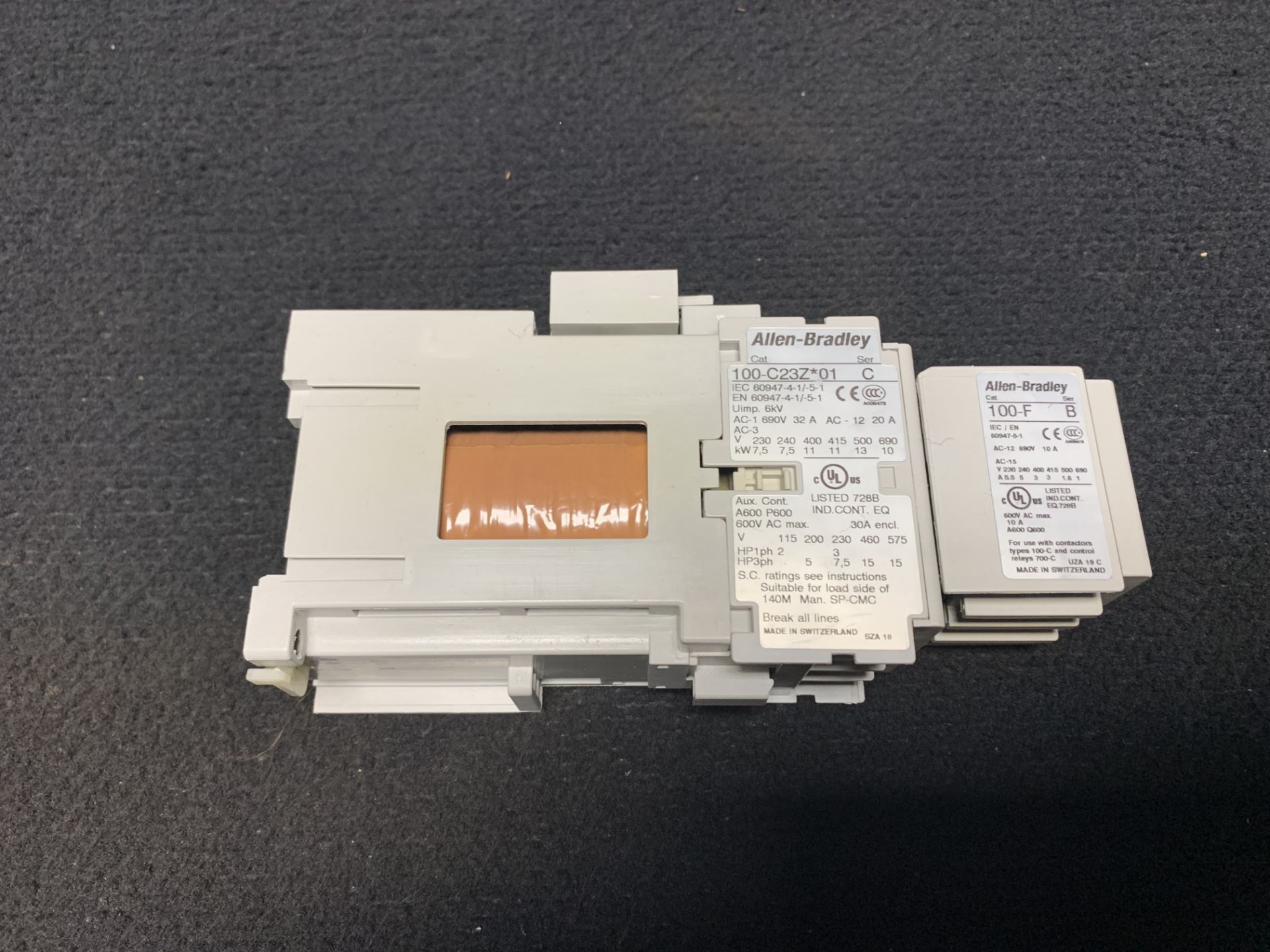 ALLEN BRADLEY CONTACTOR NON-REVERSING 100-C23-Z*01, 23AMP 600V MAX - Image 4 of 4