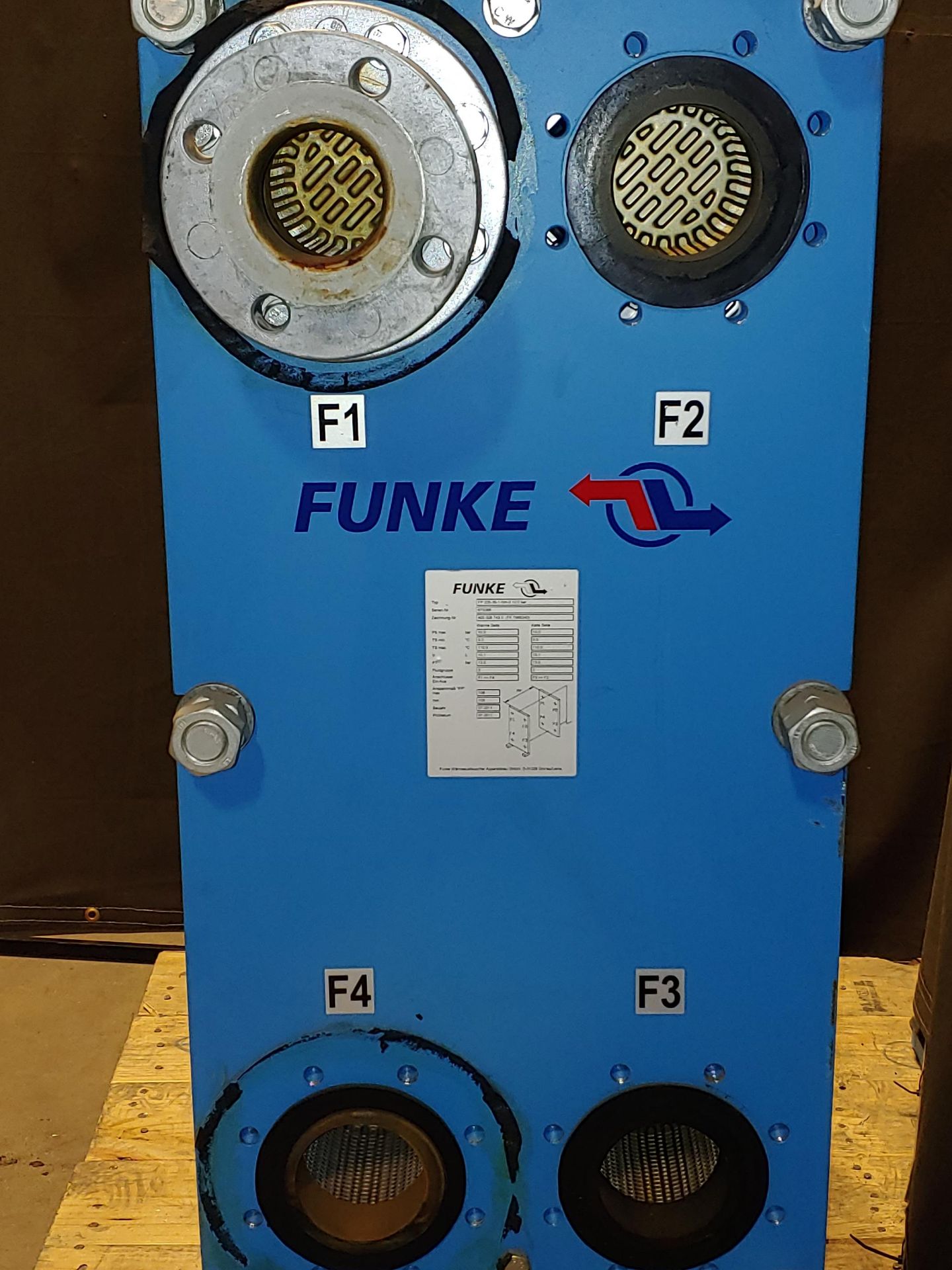 FUNKE FUNKE FP 205-35-1-NH-0 10.0 BAR HEAT PLATE EXCHANGER - Image 4 of 5