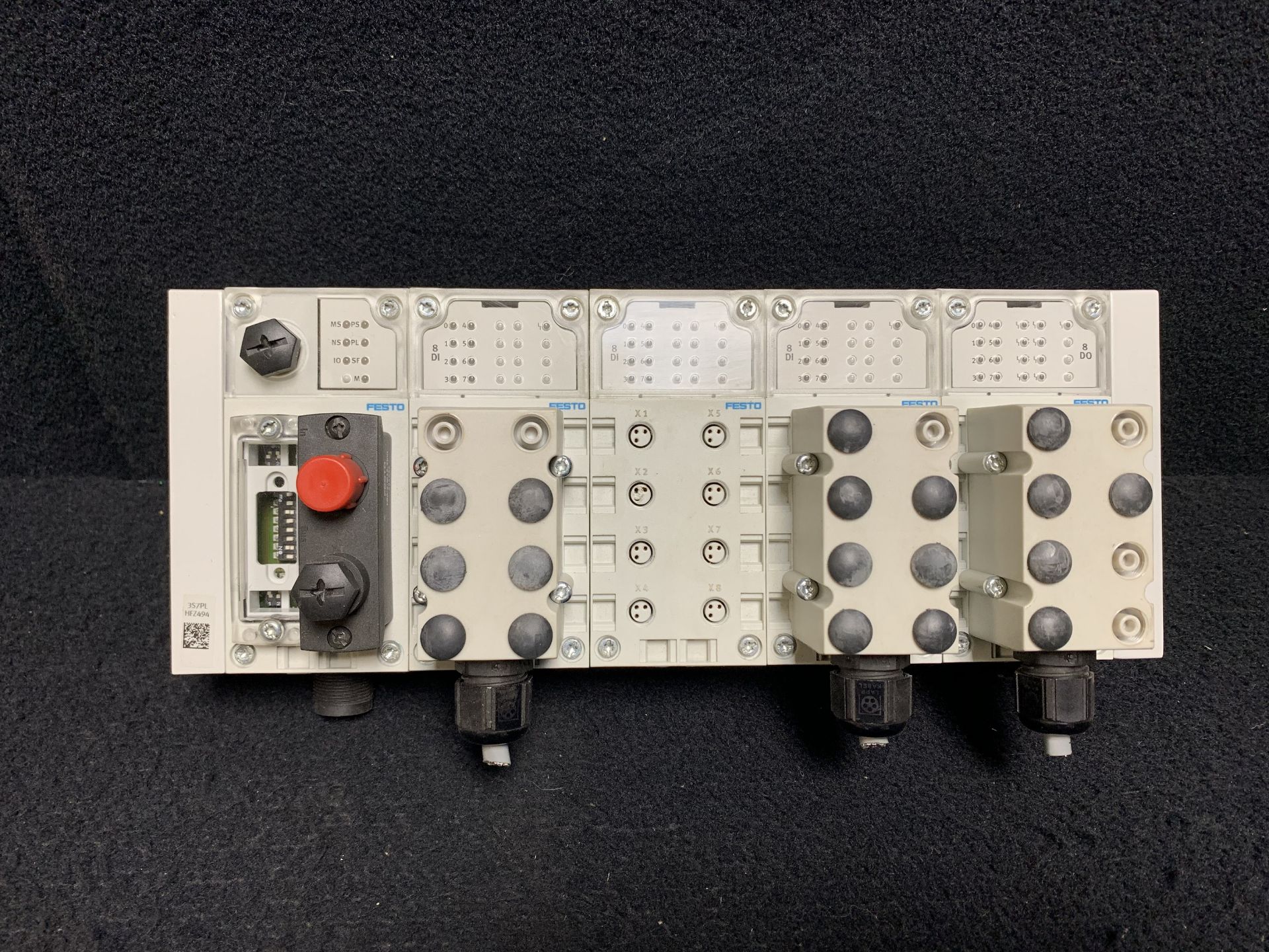 FESTO ELECTRIC CPX-FB11 BUSS NODE | CPX-AB-8-KL-4P0L CONNECTION BLOCK | CPX-AB-8-M8-3P0L MANIFOLD - Image 3 of 5