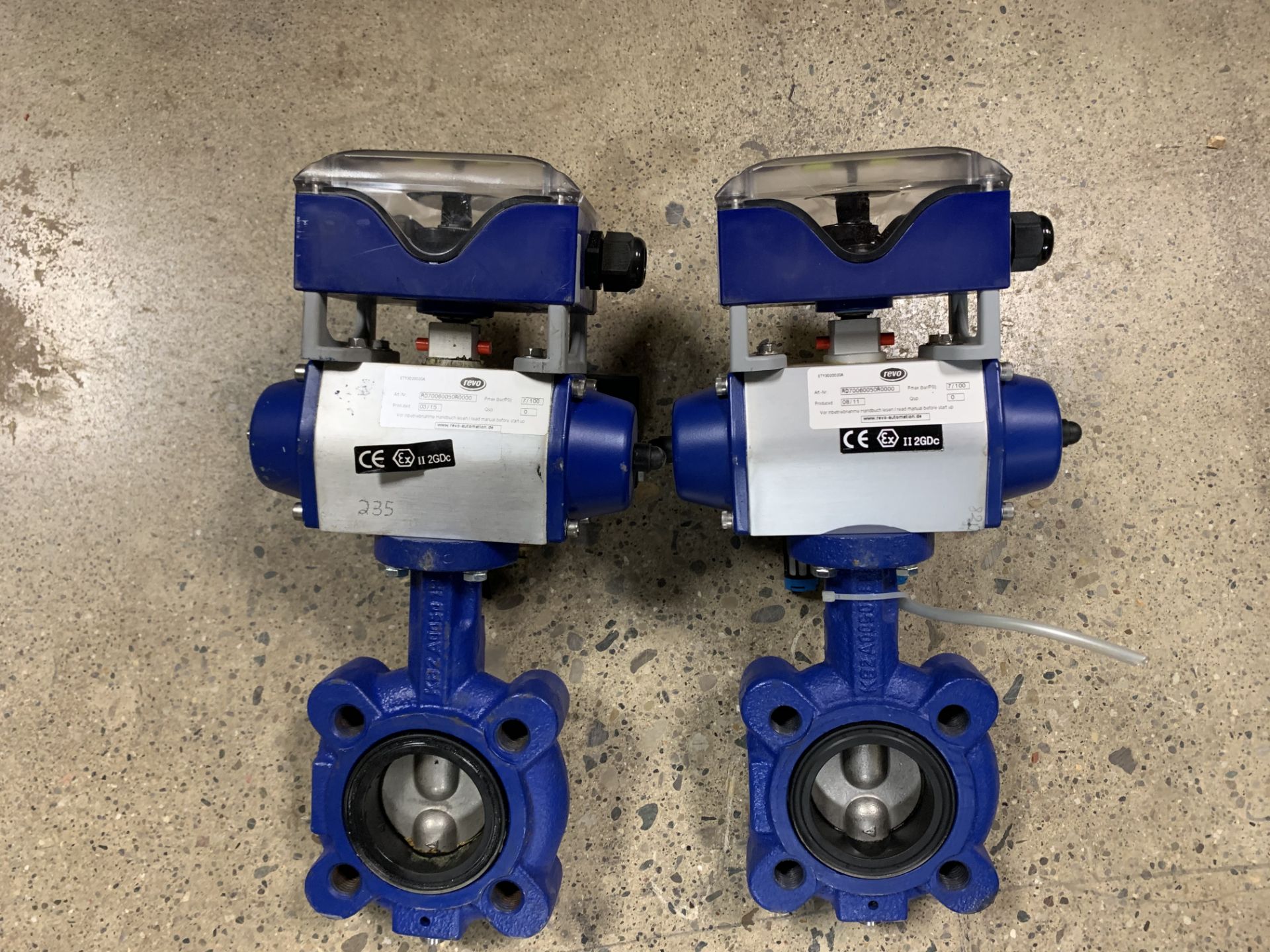 REVO BUTTERFLY VALVE WITH ACTUATOR RD70060050R - LOT OF 2 - Bild 2 aus 4