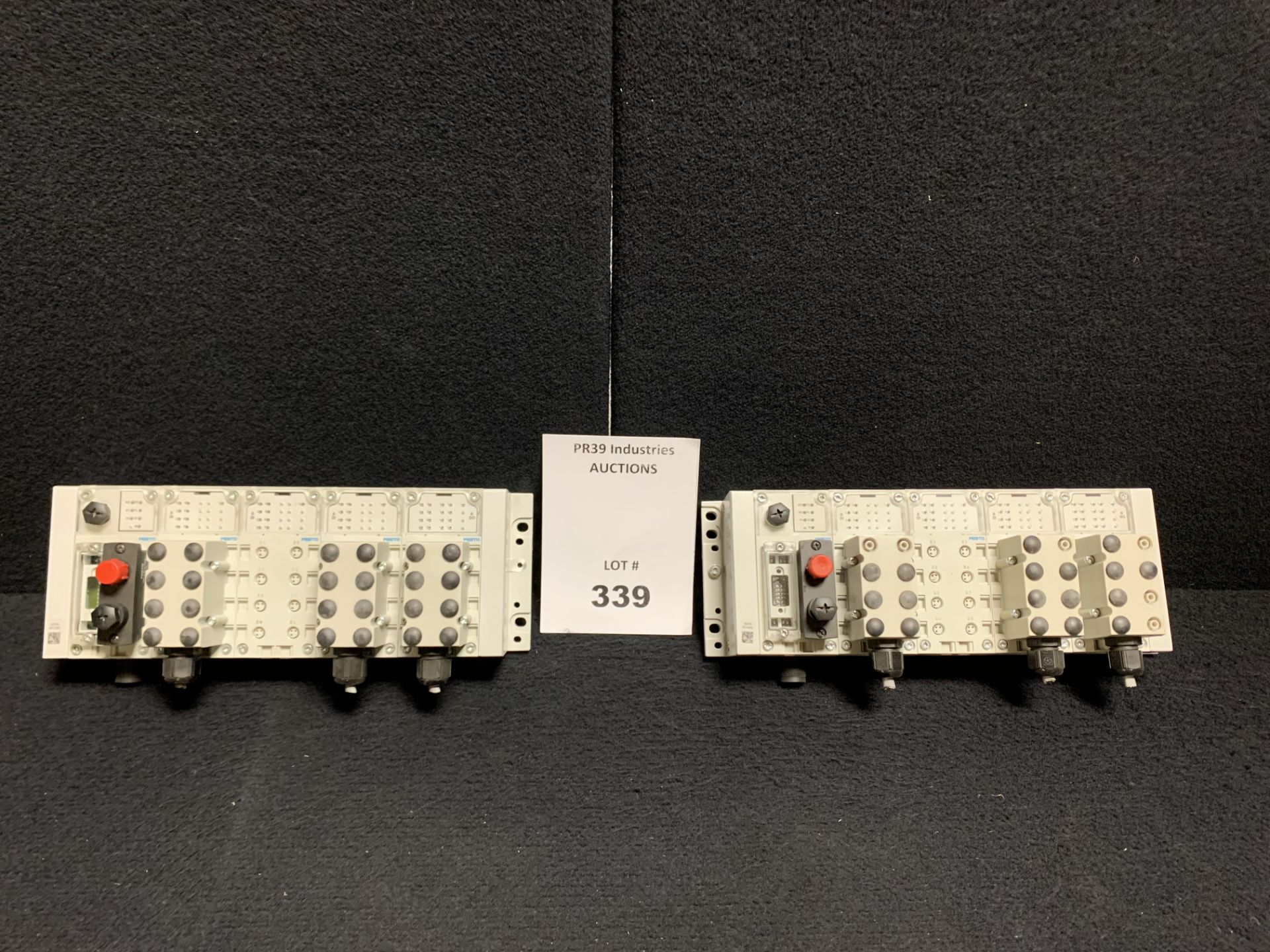 FESTO ELECTRIC CPX-FB11 BUSS NODE | CPX-AB-8-KL-4P0L CONNECTION BLOCK | CPX-AB-8-M8-3P0L MANIFOLD BL