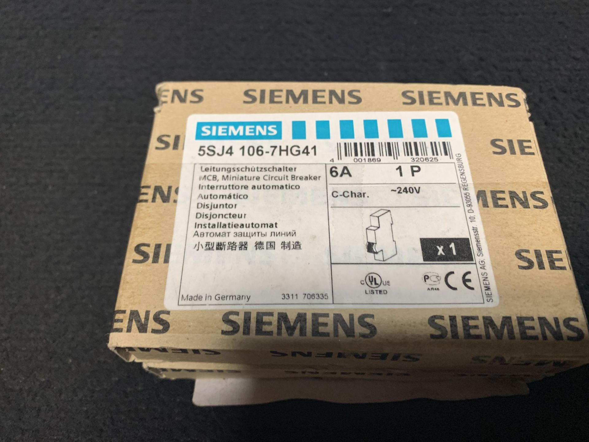 NEW IN SEALED BOX - SIEMENS 5SJ4-106-7HG41 MINIATURE CIRCUIT BREAKER, 3RT-1034-1BB40 CONTACTOR, 3RH1 - Image 5 of 5