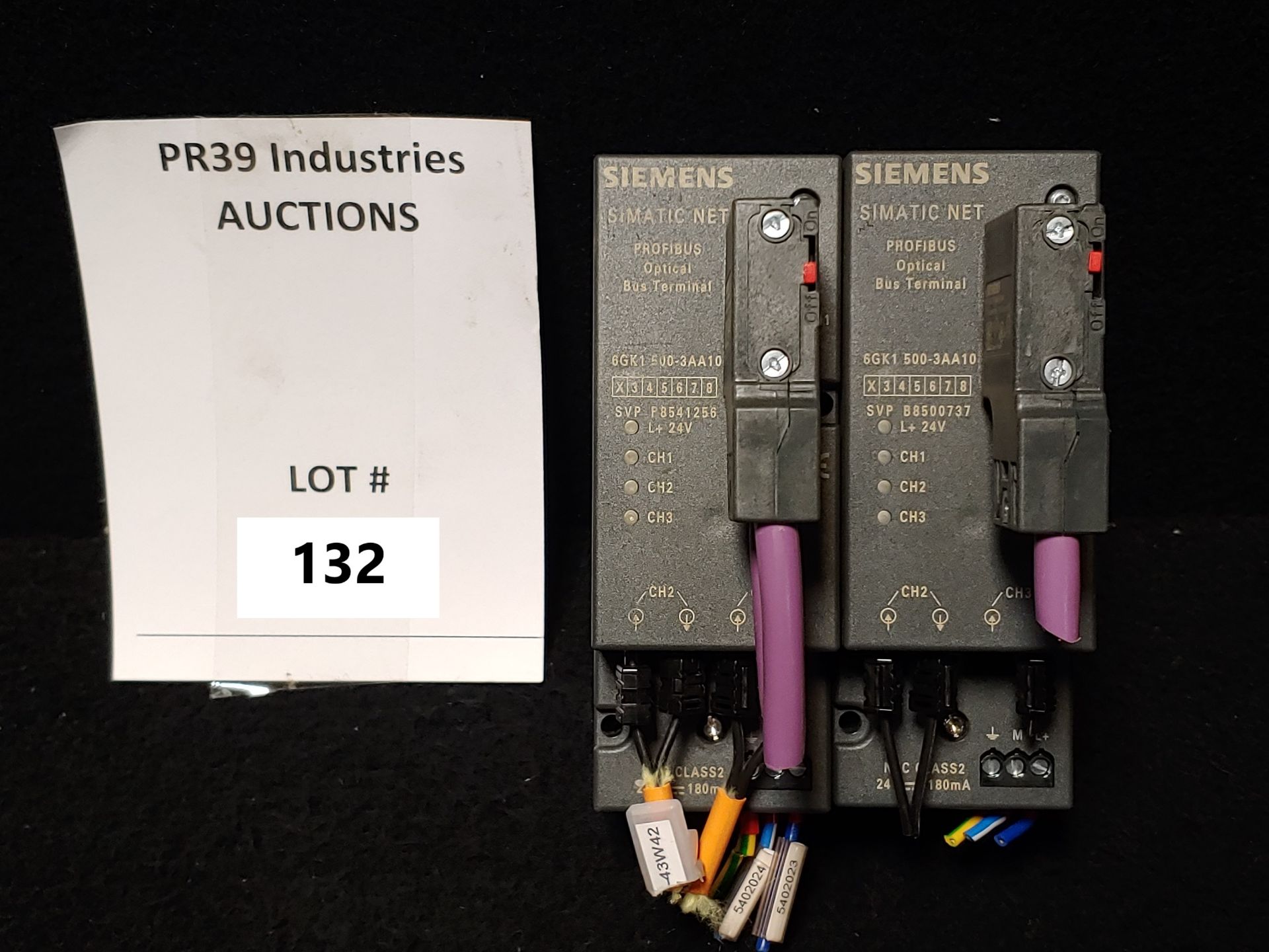 SIEMENS 6GK1-500-3AA10 OPTICAL BUS TERMINAL PROFIBUS OBT WITH BUS CONNECTOR