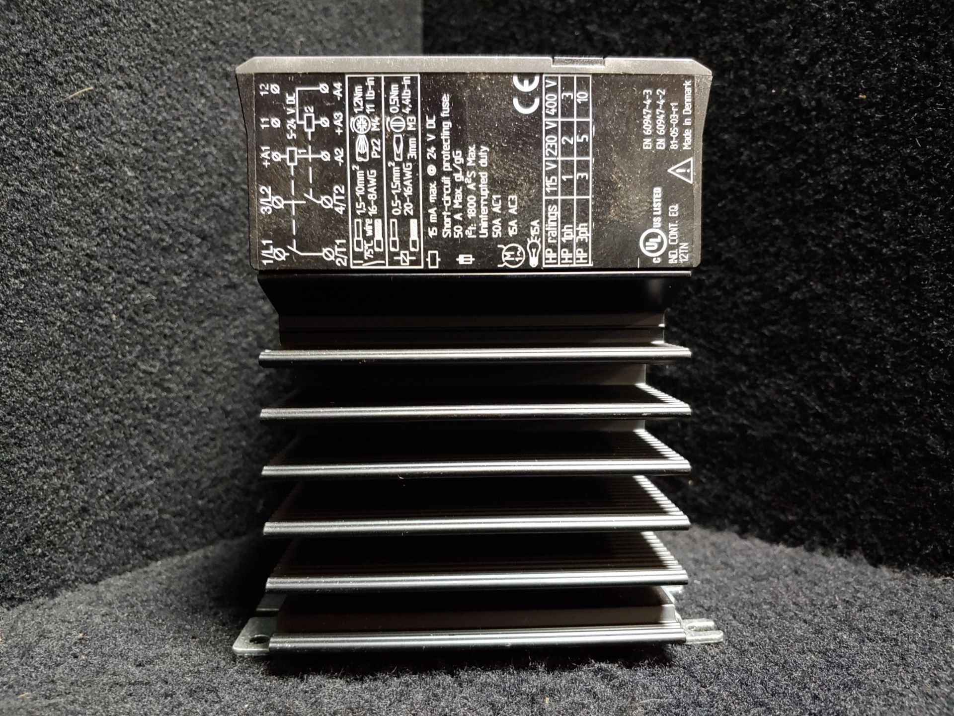 IC ELECTRONIC P-Line SC-2-DD-4050 SEMICONDUCTOR CONTACTOR SOLID STATE 50A 2POLE 480V 1PH - Bild 3 aus 7