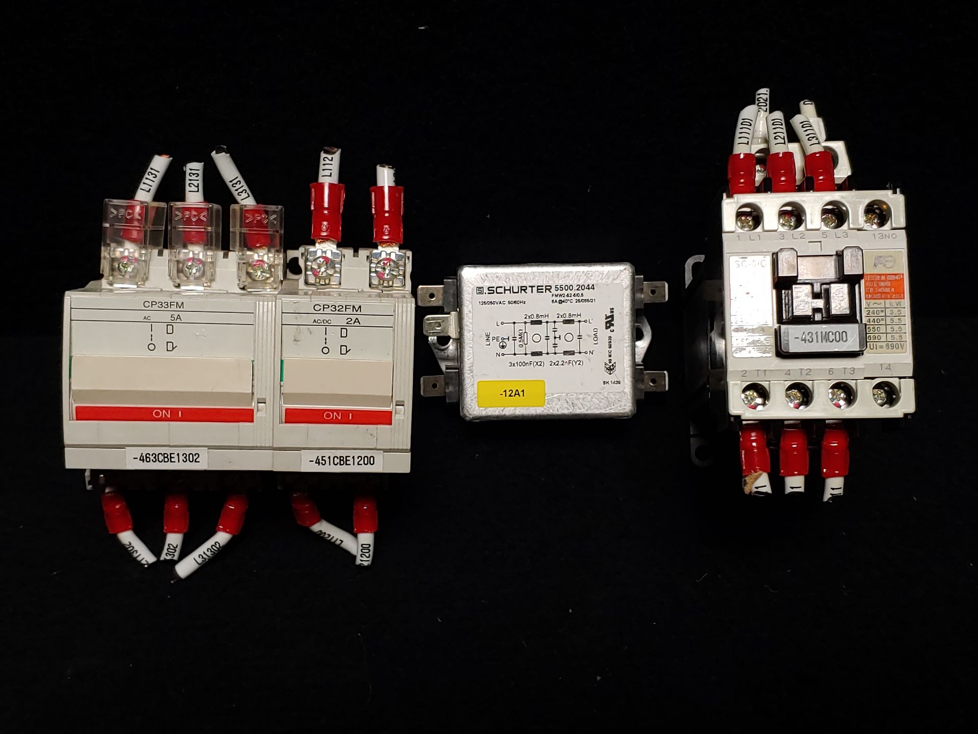 FUJI ELECTRIC SC13AG-E10 CONTACTOR 20A, 3-POLE, 24VDC, 1NO/1NC, 50/60HZ AND SCHURTER 5500.2044 FMW-5 - Image 2 of 7