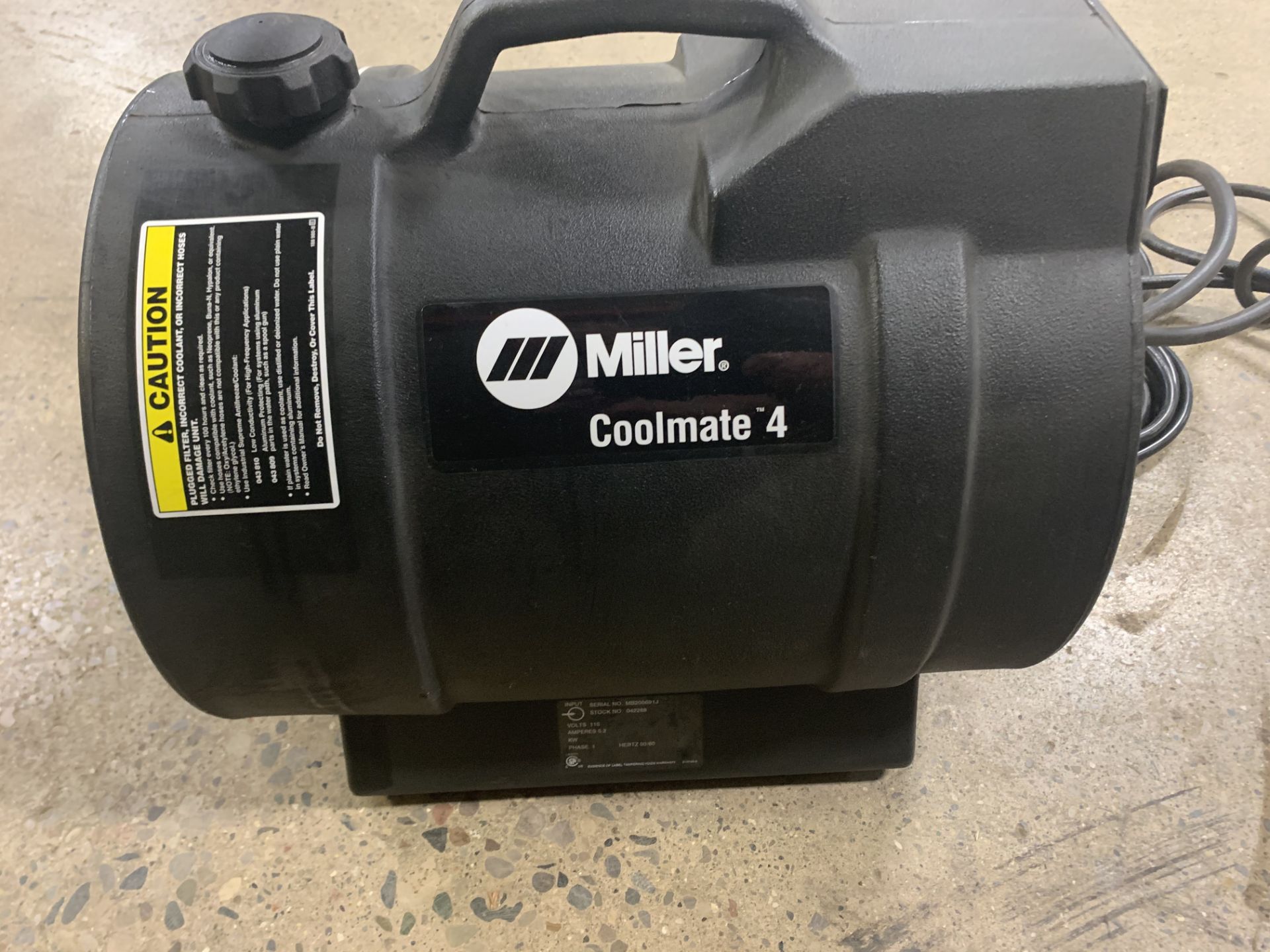 USED - MILLER MILLER COOLMATE 4, 042288, 115V, 50/60 HZ, 4-GALLON - Bild 2 aus 6