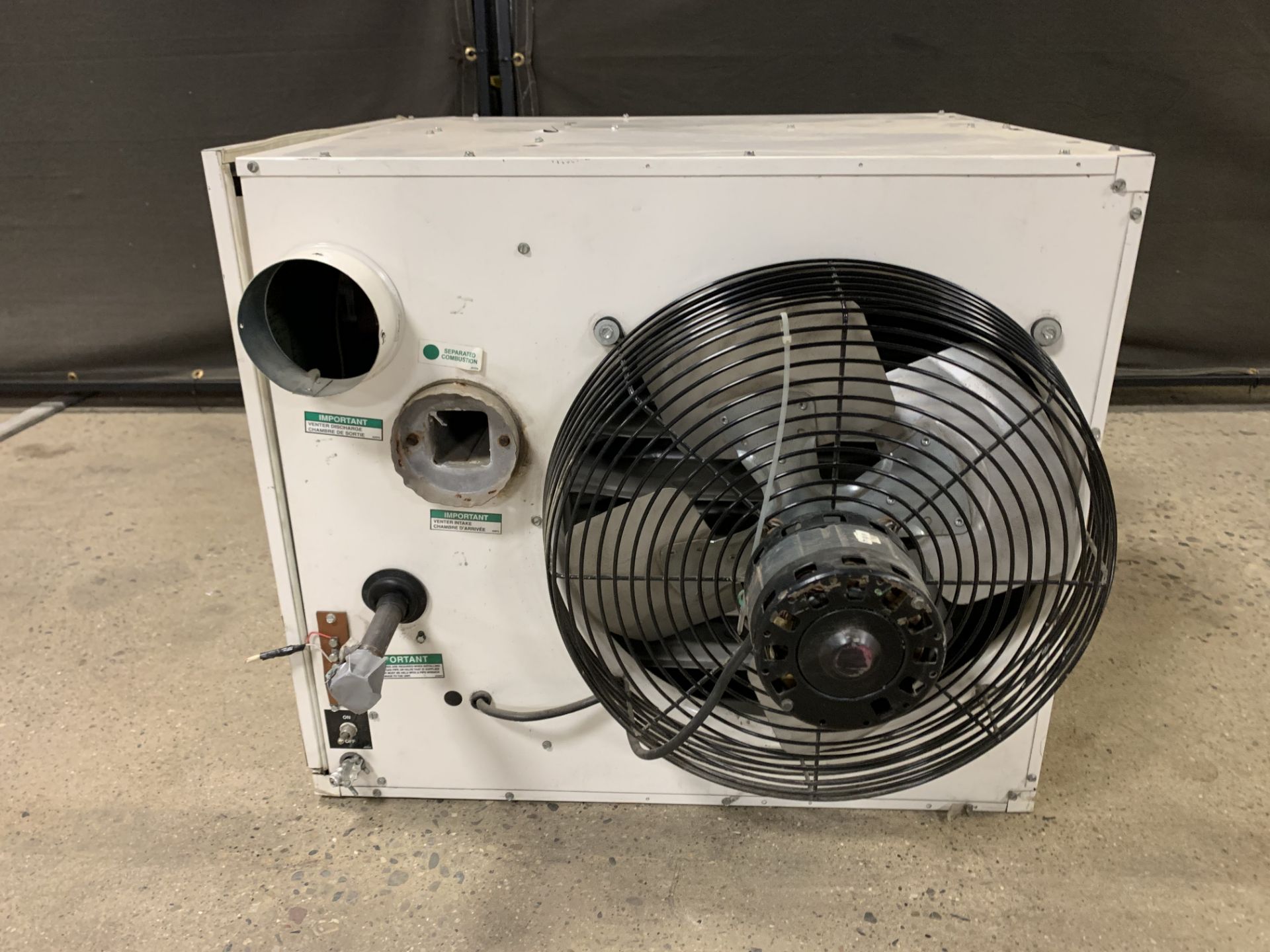 REZNOR V3 SERIES UDAS125 GAS-FIRED SEPARATED COMBUSTION HEATER UNIT, INPUT 120,000 BTUH, OUTPUT 99, - Image 6 of 12