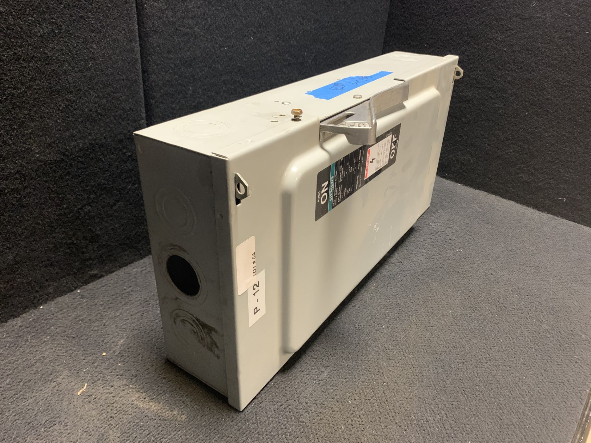 SIEMENS NF-353 SAFETY SWITCH ENCLOSURE 100A, 3-POLE,600VAC - Image 3 of 6