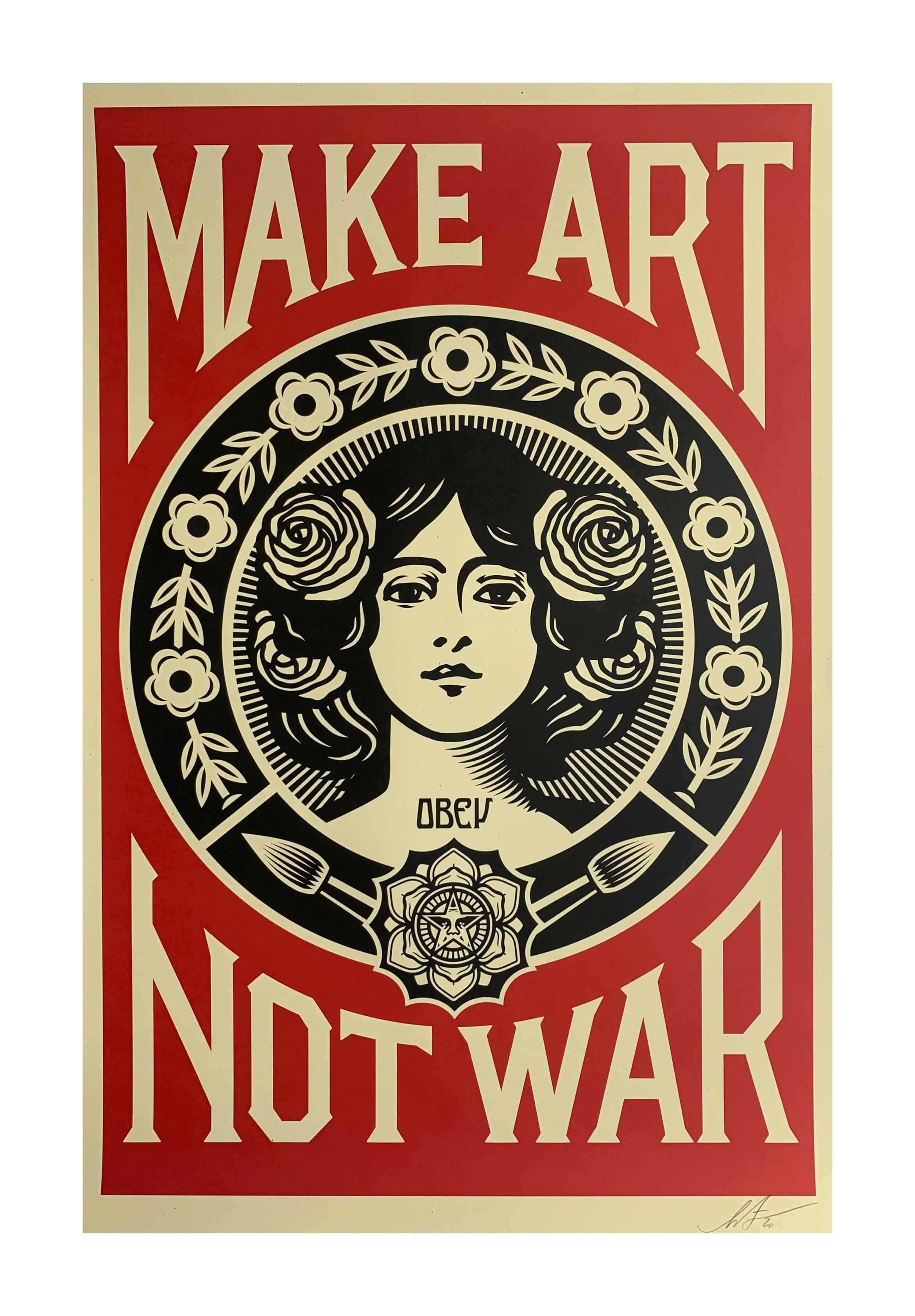 SHEPARD FAIREY 'MAKE ART NOT WAR' - 2020 - Image 2 of 4