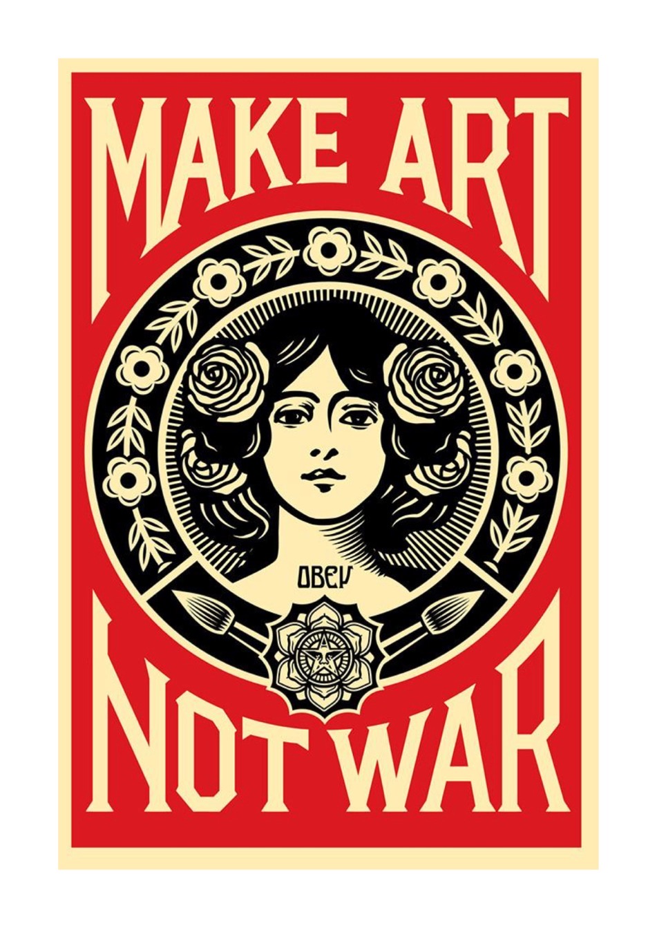 SHEPARD FAIREY 'MAKE ART NOT WAR' - 2020