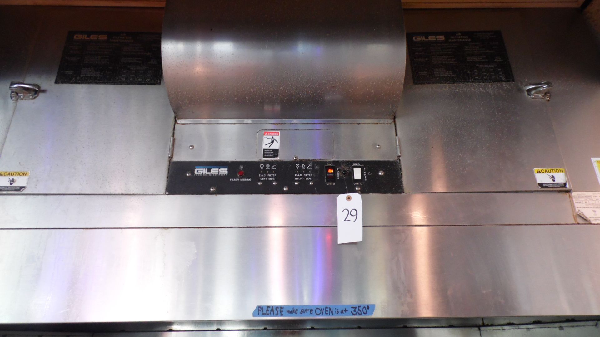 GILES VENT HOB AIR FILTRATION