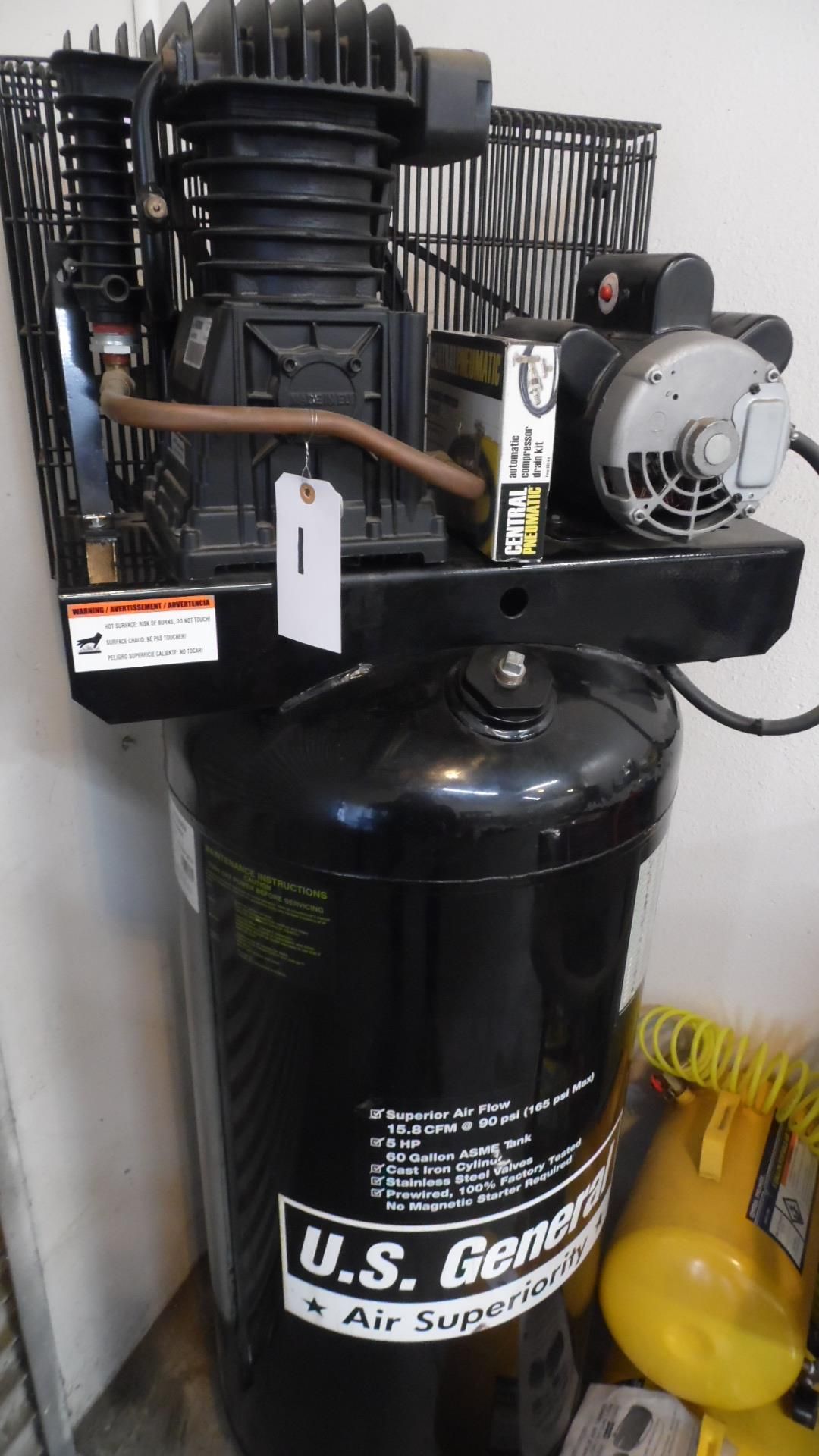 U.S. GENERAL 5-HP AIR COMPRESSOR