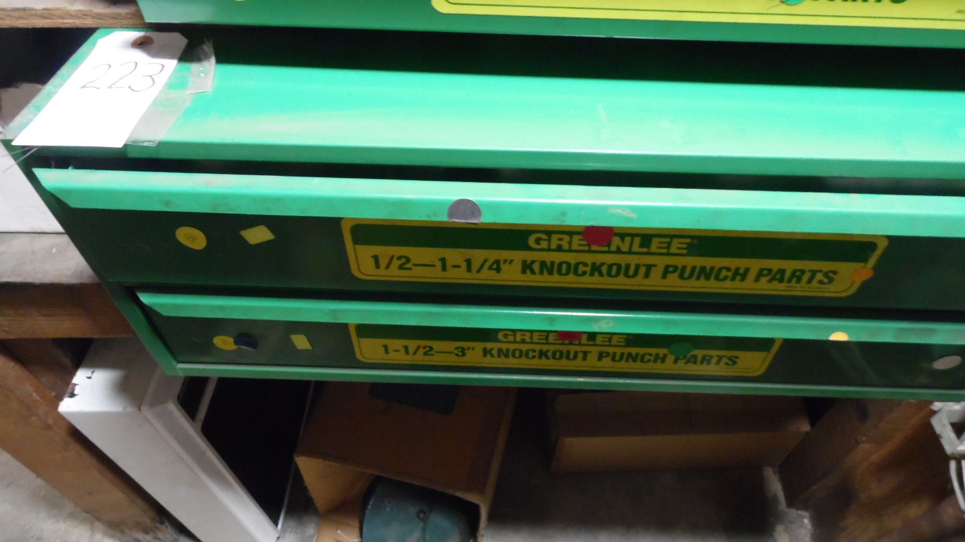 GREEN LEE KNOCKOUT PUNCH PARTS