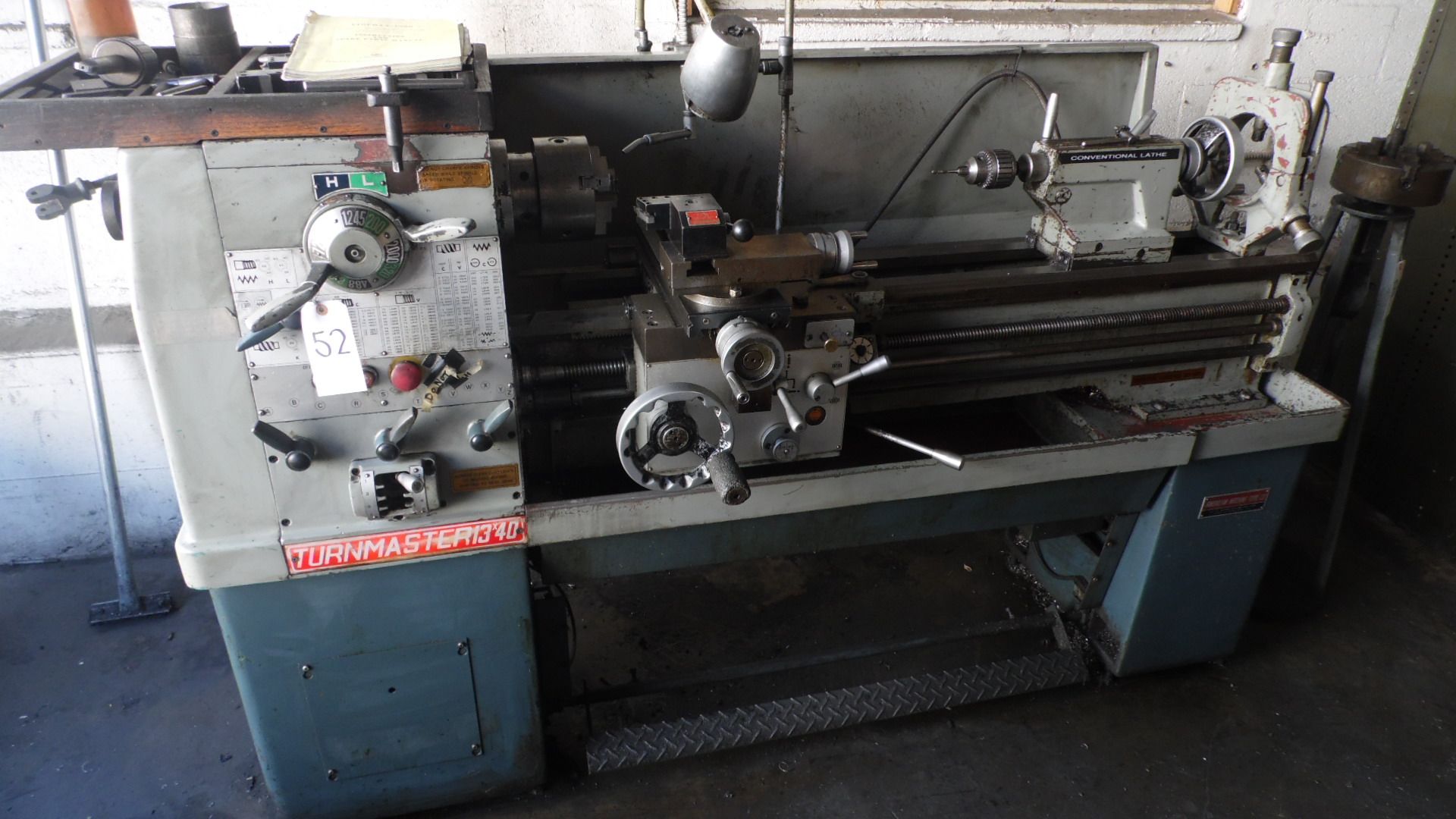 TURN MASTER 13 X 40 GEAR HEAD LATHE